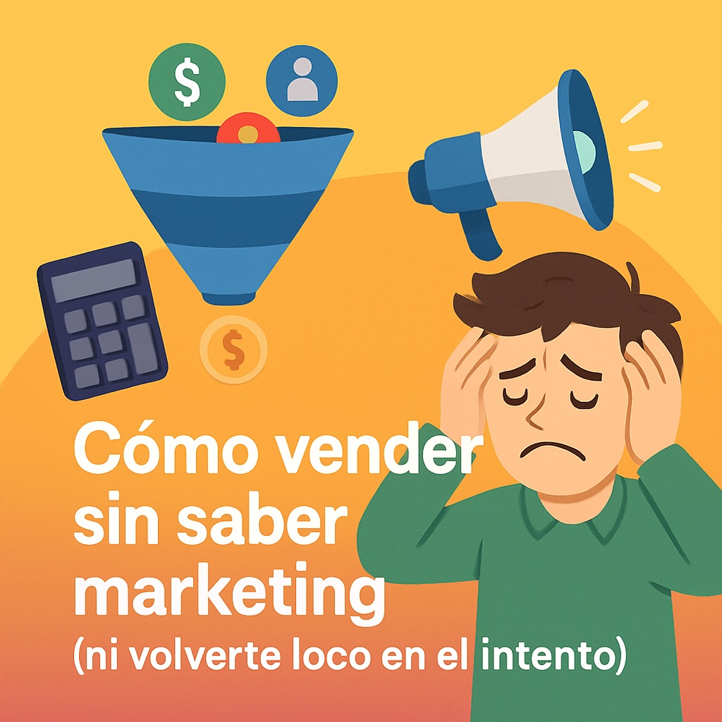 Cómo vender sin saber marketing (ni volverte loco en el intento)